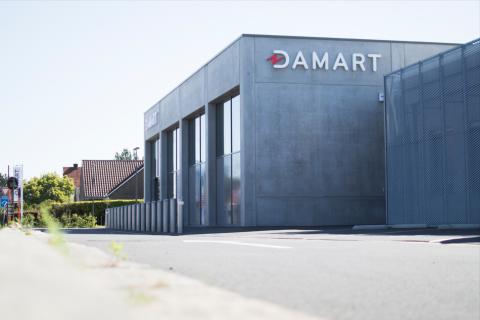 nieuwe winkel en burelen Damart